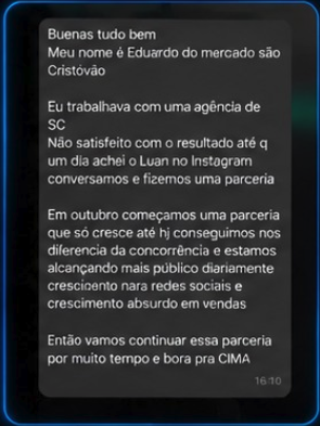 Depoimento Mercado São Cristóvão